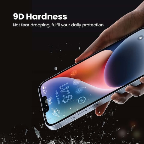 BRAVE Glass Screen Protector for iPhone 12 Pro Maximum Platinum Strength Tempered Glass Edge to Edge Coverage Easy Installation Crystal Clear Perfect Touch Sensitivity