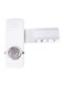 Generic Toothbrush Holder And Automatic Toothpaste Dispenser Set White