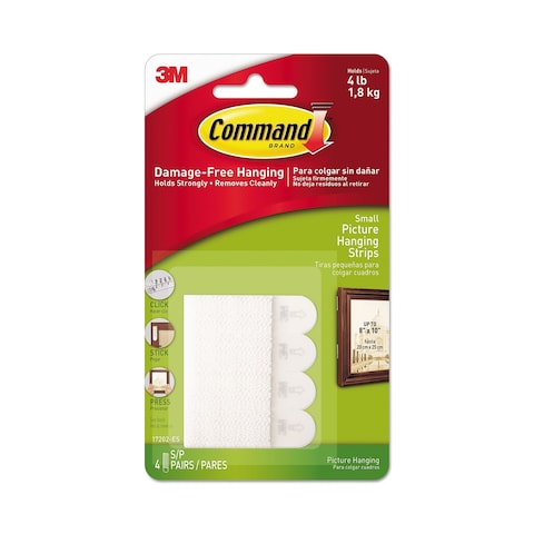 3M Command Small Picture Hanging Strips (8 Pc.)
