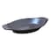 Brown Melamine Oval Plate 25X14.5CM