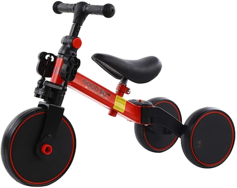 Buy Kids Tricycles for 1 3 Years Old Boys Girls 3 Wheel Toddler Trike Baby Balance Bikes with Removable Pedal and Adjustable Seat Red red Online Carrefour UAE