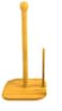Lavish 30 cm Long Solid Bamboo Wooden Tissue And Paper Towel Roll Holder Square Base [1-Unit]