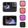 O Ozone 7 In 1 Kit Compatible For Gopro Hero 9 Action Camera Accessories With Silicone Lens Cap, Tempered Glass Protector, Lens Filters, Black
