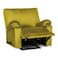 In House Velvet Rocking &amp; Rotating Recliner Chair - Gold - H1