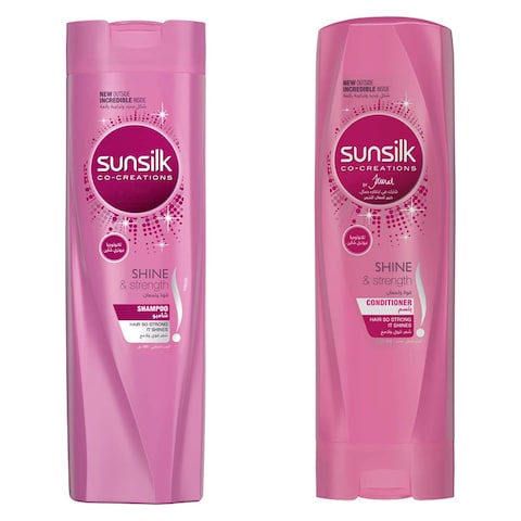 Sunsilk Shine and Strength Shampoo - 350 ml + Conditioner - 350 ml