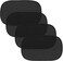 4 Pcs Car Window Shade Auto Sun Visor UV Protection Car Sun Shield Shade Car Window Curtains Sunshade Car Styling Covers-black color