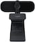 Rapoo C280 2K Webcam USB HD Webcam For Laptops, Built In Omni Directional Dual Noise Reduction Microphone, Wide Angle 360&deg; Rotational- Black