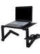 YXD-2005 Portable Mobile Laptop Standing Table Desk Black