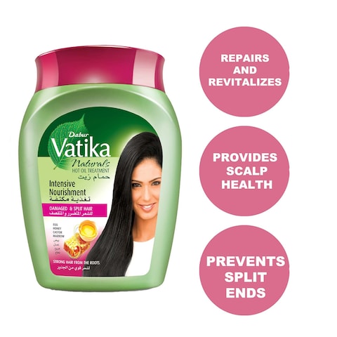 Vatika Naturals Intensive Nourishment Hot Oil Treatment - 450g