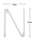 LED Neon Flex Letter Light N 30x20cm