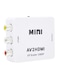 Generic - AV To HDMI Portable Converter Adapter White