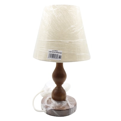LC TABLE LAMP WITH SHADE 8"