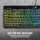Corsair K55 RGB Pro Xt Gaming Keyboard, 15666436, Black