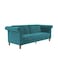 In House Serena 2 In 1 Sofabed Velvet Upholstered - Dark Turquoise