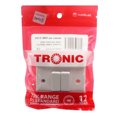 TRONIC 2 GANG 2 WAY SWITCH 5122