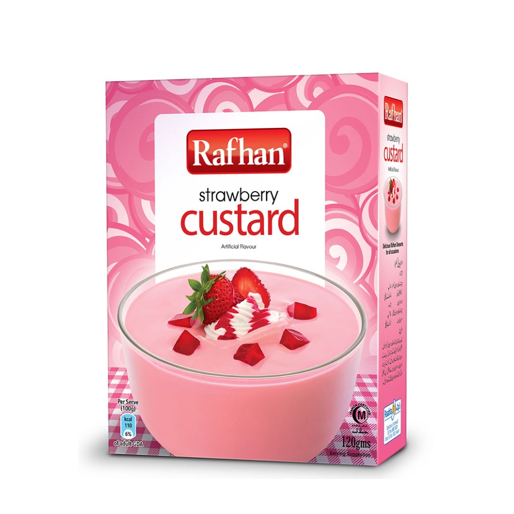 Rafhan Dessert Strawberry Custard 275 gr