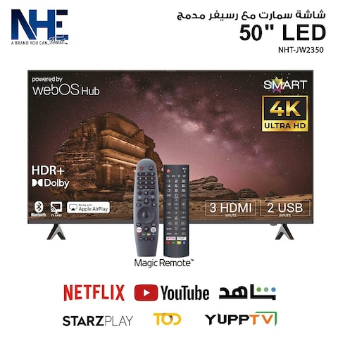 NHE 50&quot; DLED 4K Smart TV NHT-JW2350