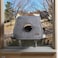 K&amp;H Universal Mount Kitty Sill With Hood Gray 14"X24"
