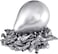 Party Time 50-Pieces 12 Inches Silver Metallic Latex Balloons Ultra Shiny Chrome Color Thick Round Biodegradable Bulk Helium Gas or Air Inflated for Kids Birthday Wedding Party Decorations Supplies