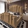 In House Paris Velvet Bed Frame - Single - 200x120 cm - Beige
