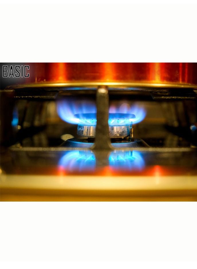 Basic Gas Stove With 4 Gas Burners, Black, C5555S3V-GC-450-S (Installation Not Included)