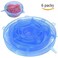Generic 6 Pieces Reusable Kitchen Tools Bowl Cover Pan Lid - Premium Stretch Silicone Lids
