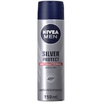 Buy NIVEA MEN Antiperspirant Spray for Men Silver Protect Antibacterial Protection 150ml in UAE