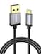 Ugreen Micro USB Data Cable Aluminum Case With Braid 2M (Black Gray)