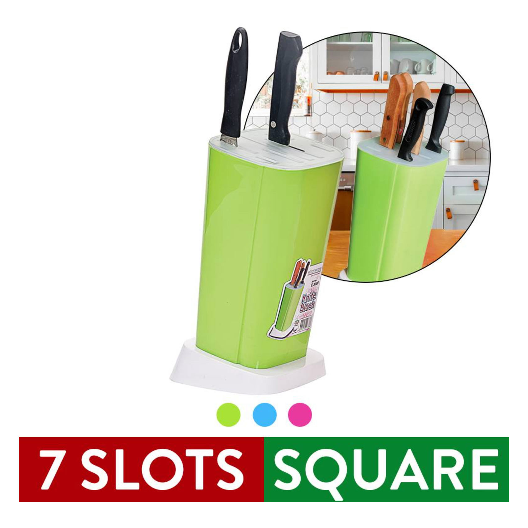 KNIFE BLOCK SQUARE E3002