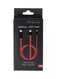 Generic - HDMI To Lightning Audio Video Cable 1meter Red/Black