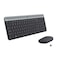 Logitech MK470 Slim Wireless Keyboard With Mouse Combo Black