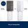 Blueair Genuine Replacement Filter, Particle + Carbon Filter, Compatible With 3210, Blue Pure 411 &amp; Joy S, &lrm;F411PACF100929