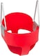 RBWTOYS Outdoor New Solid Color Toddler Swing  with High Back safety seat.  Model RW-13126. Red