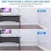 ABBASALI Self-adhesive PVC Trunking 10mm x 10mm, 90cm Long, 3 Pcs