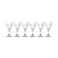 Pasabahce Diamond Stemware Champagne Glass Set Clear 520ml Pack of 6