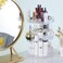 Generic Acrylic Cosmetic Storage Large Capacity 360 Degree Rotating Adjustable Makeup Organizer Jewelry Display Case