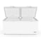 Aftron 700L Gross Capacity Double Door Chest Freezer, White, AFF700H