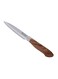 Delcasa Utility Knife Black/Brown 5inch