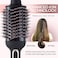 Hot Air Styler One-Step, Hair Styler Hair Dryer &amp; Styler Volumizer Straightener &amp; Curler Fast Heating For All Hair Types Black
