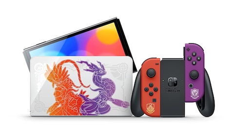 Nintendo Switch - OLED Model, Pok&eacute;mon Scarlet &amp; Violet Edition