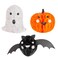 3 Halloween Character Honeycombs Decorations