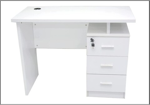 Karnak Computer Office Wood Desk White