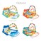 Generic - 2 In 1 Baby Kick And Play Piano Gym Mat Rack Infant Music Fitness Rack Rattle Toy Play Crawling Mat Early Educational Toy For 0-18 Months Babies