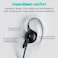 Yesido YH49 Earphones with Wired Control and Ergonomic Design, 3 Buttons and Type-C Connector - Black