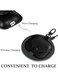 AirPods Pro 2 Case Leather Case Cover with Keychain Compatible with Apple AirPods Pro 2nd Generation 2022 Black