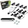 Tomvision - 4Channel AHD 5in1 DVR Camera complete Kit 2.0MP/1080P CCTV Surveillance Recording System Kit 4CH Bullet IP66 Waterproof Clean Night Vision Camera Alarm System Home Security