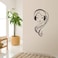 Bibitime Music Staff Wall Decal Dancing Musical Notes Wallpaper Vinyl Sticker Black 2408