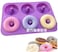 Generic Donut Pan For Baking Donuts - 6 Cavity Donut Maker Pan Mold - Silicone Baking Pan For Cake Donuts And Silicone Soap Molds For Soap Making. No-Bpa, Non-Stick Baking Doughnut Pan