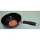 Fry Wok Pan With Handle Black 22 centimeter
