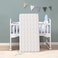 Teknum - 7-in-1 Convertible Kids Bed &amp; Bedside Crib w/ Mattress, Mosquito net &amp; Detachable Wheels(0-12yrs)-White
